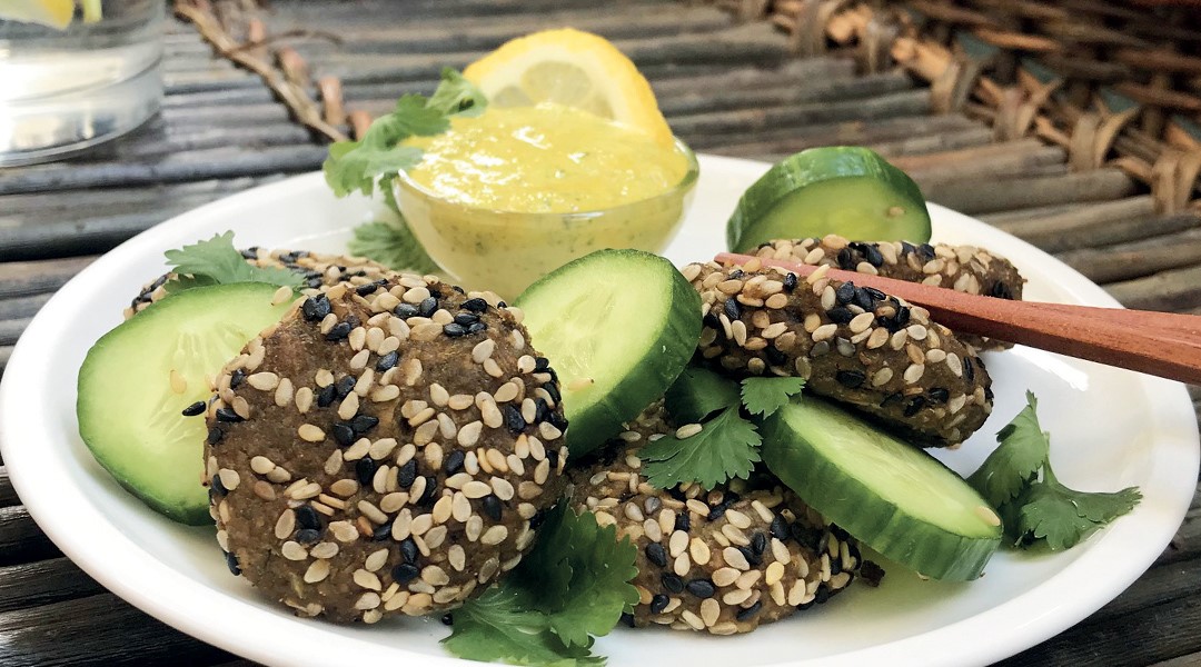 Boulettes de tofu et pois chiches